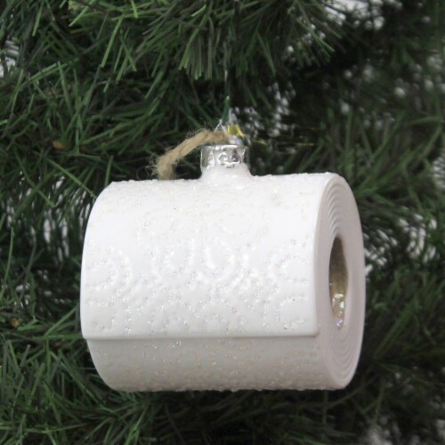 Holiday Ornament Toliet Paper Glass 2020 Shortage Cotton Go8018 Perspective: top