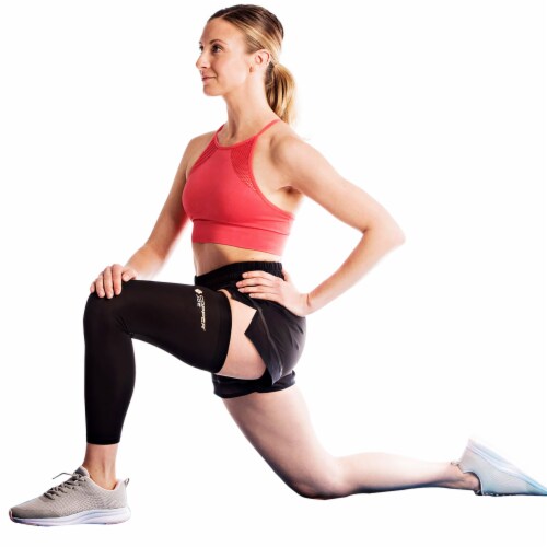 Copper Joe Full Leg Compression Sleeve Perspective: top