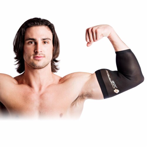 Copper Joe Elbow Compression Sleeve- 1 Pair Perspective: top