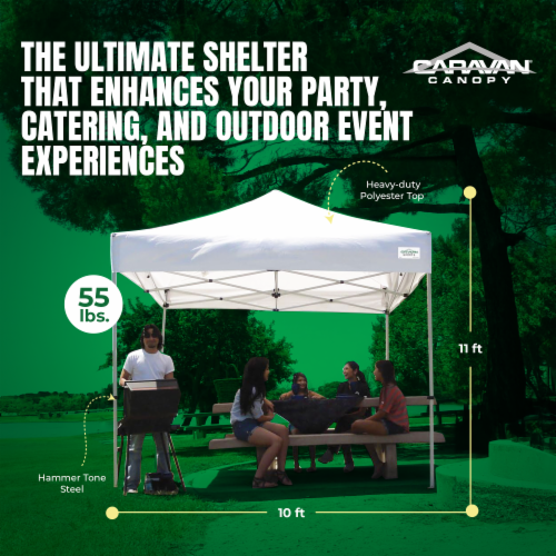 Caravan Canopy 10ft x 10ft Titanshade Canopy Perspective: top