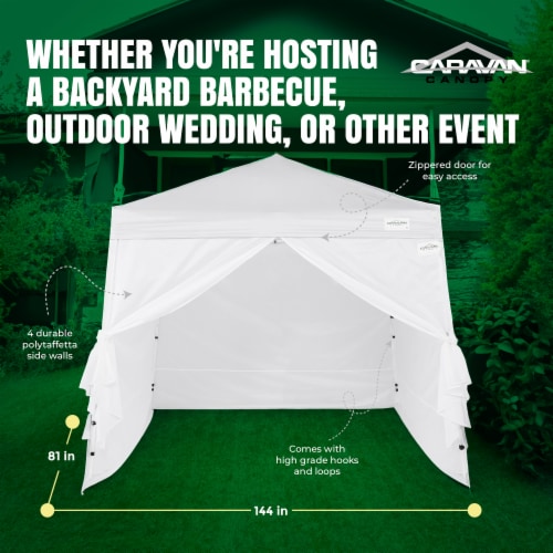 Caravan Canopy 12ft x 12ft V-Series 2 Sidewall Kit Perspective: top