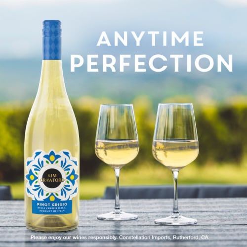 Kim Crawford Pinot Grigio Delle Venezie DOC Italian White Wine Perspective: top