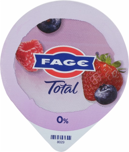 Fage Blended Mixed Berries Yogurt Perspective: top