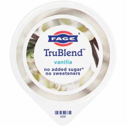 Fage TruBlend Lowfat Vanilla Greek Yogurt Perspective: top