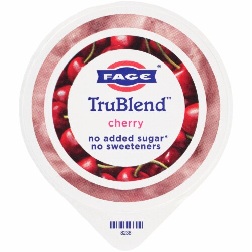 Fage TruBlend Lowfat Cherry Greek Yogurt Perspective: top