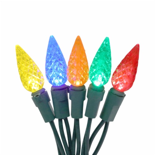 Philips Multi Color LED C6 Indoor / Outdoor Christmas Lights Perspective: top
