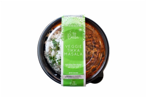 Sri Bella Foods Veggie Tikka Masala Bowl Perspective: top