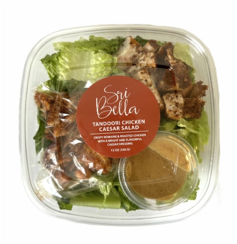 Sri Bella Foods Tandoori Chicken Caesar Salad Perspective: top