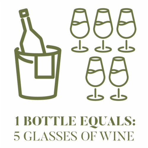 Cortelunga Tuscan White Italian Wine Perspective: top