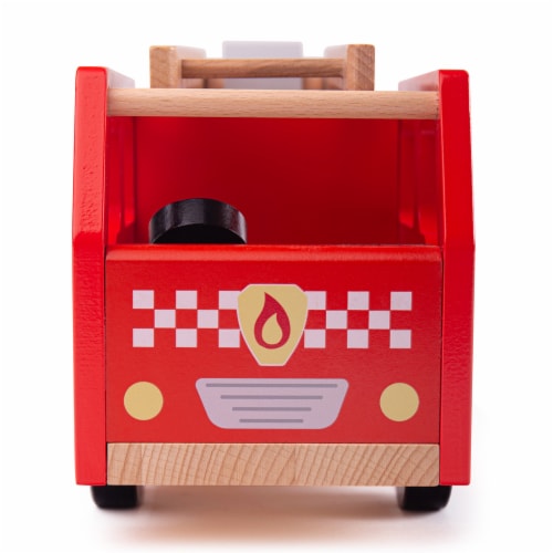Bigjigs Toys City Fire Engine (BJTJT131) Perspective: top