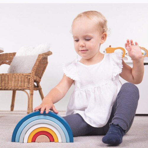 Bigjigs Toys, 100% FSC Certified Rainbow Arches Perspective: top