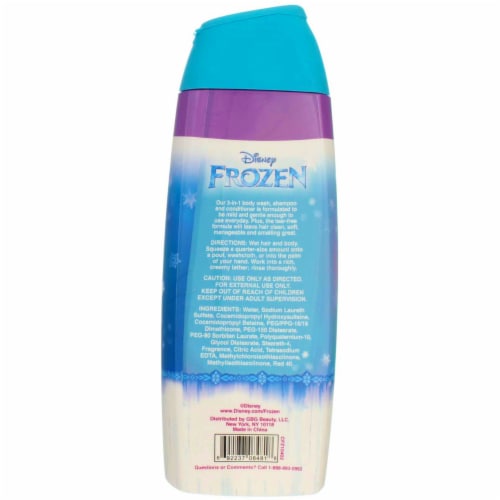 Disney Frozen 3 In1 Body Wash Perspective: top