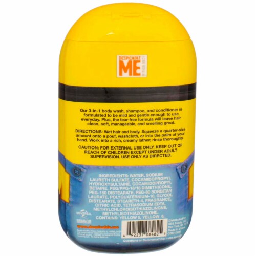 Disney Minions 3 In 1 Body Wash Perspective: top