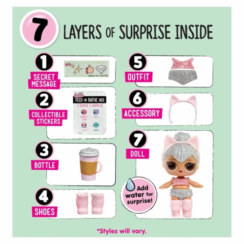 L.O.L. Surprise Series 2 Wave 1 Bon Bon Tots Big Sister Green Doll LOL Outrageous MGA 1 unit QFC