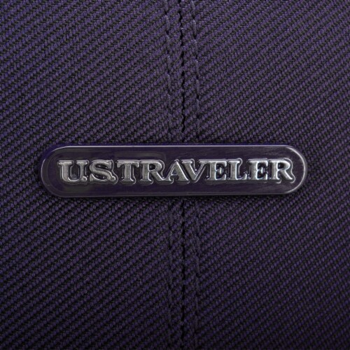 U.S. Traveler Esther Expandable Spinner Luggage - Purple Perspective: top