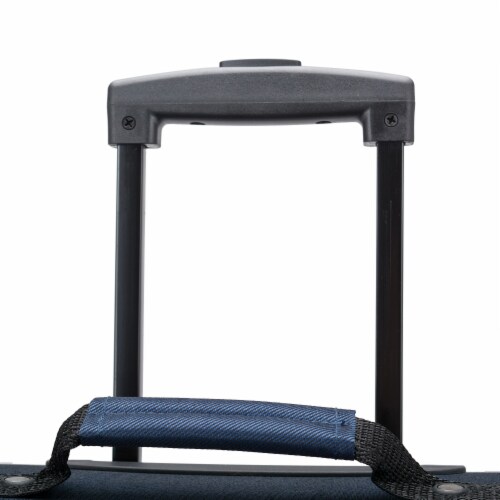 U.S. Traveler Esther Carry-On Expandable Spinner Luggage - Navy Perspective: top