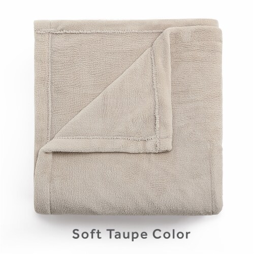 Sunbeam Heated Blanket - Tan Perspective: top