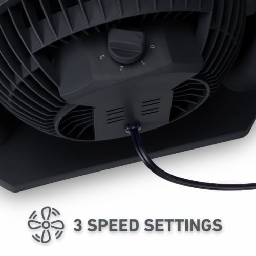 Holmes® Clean Breeze Medium Blizzard Circulator Fan Perspective: top