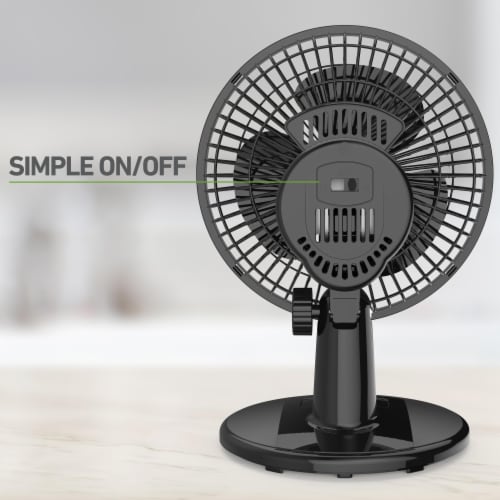 Holmes® 6 Inch Table Fan Perspective: top