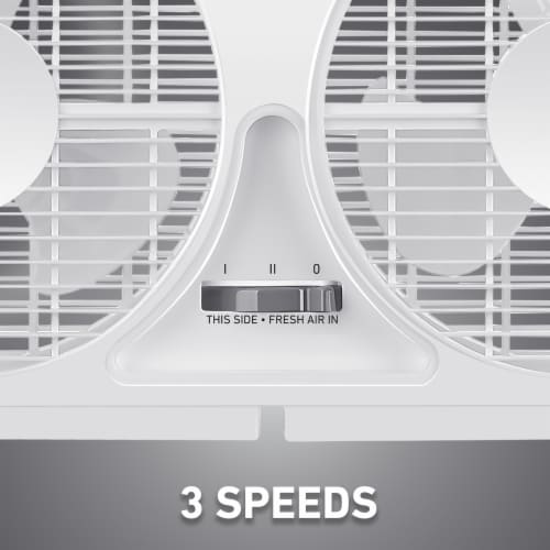 Holmes® 9-Inch Twin Window Fan Perspective: top