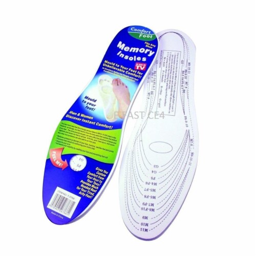 Comfort Foot Memory Insoles - Fits Any Shoe, 1 - Jay C Food Stores