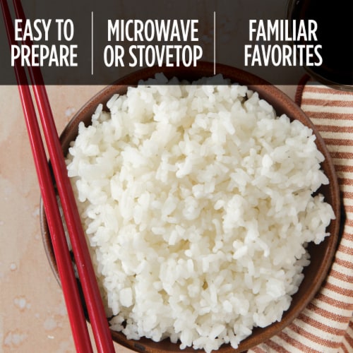 InnovAsian Frozen Sticky White Rice Side (Frozen) Perspective: top
