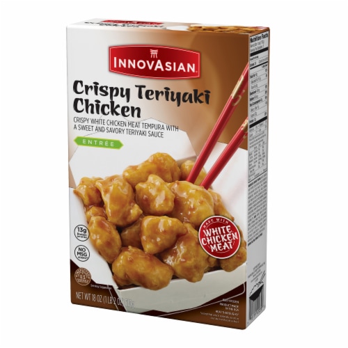 InnovAsian Crispy Teriyaki Chicken Meal, Frozen Perspective: top