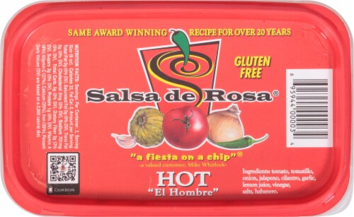 Salsa de Rosa® Hot Salsa Perspective: top