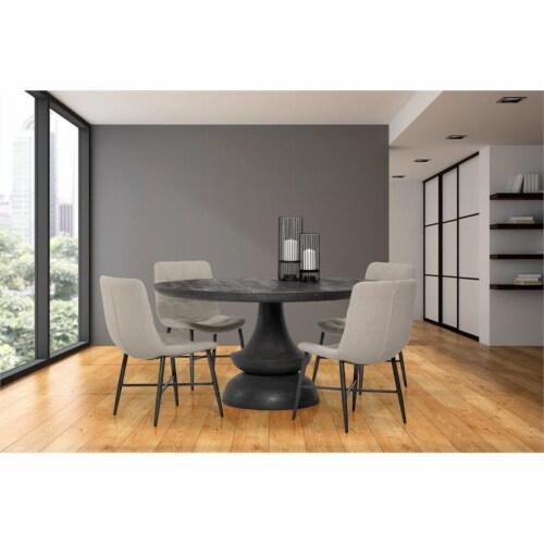 Cream Fabric Wrap With Black Metal Frame Dining Chair Cream Fabric Wrap With Black Metal Frame Dining Chair