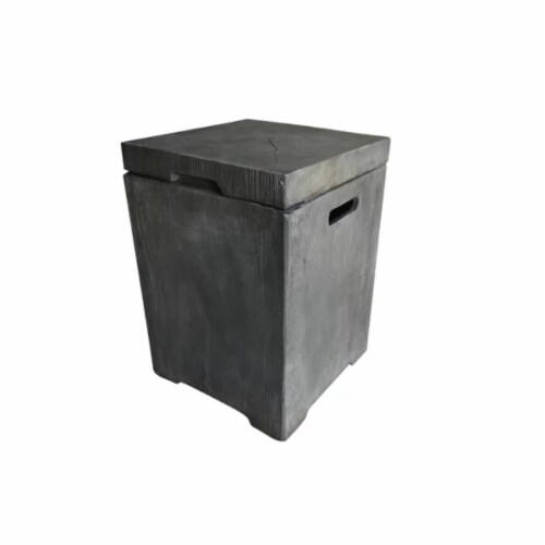 Living Source International Fire Pit Propane Tank Cover Perspective: top