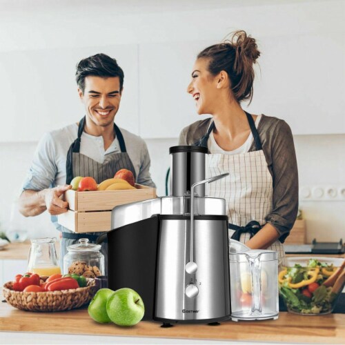 MegaChef Wide Mouth Juice Extractor, Juice Machine with Dual Speed Centrifugal