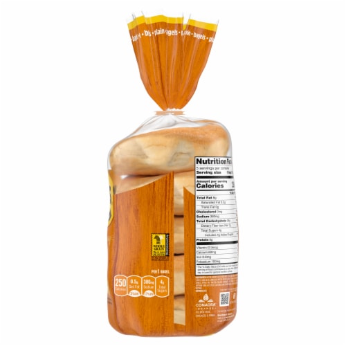 Udi's Gluten Free Frozen Plain Bagels Perspective: top