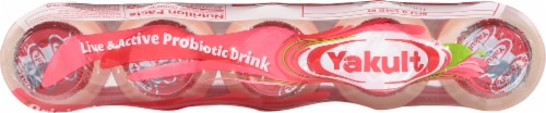 Yakult Nonfat Probiotic Yogurt Drink Perspective: top
