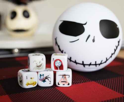 Nightmare Before Christmas Yahtzee Dice Game Perspective: top