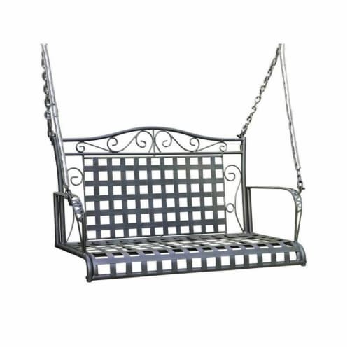 International Caravan Mandalay Iron Hanging Swing International Caravan Mandalay Iron Hanging Swing