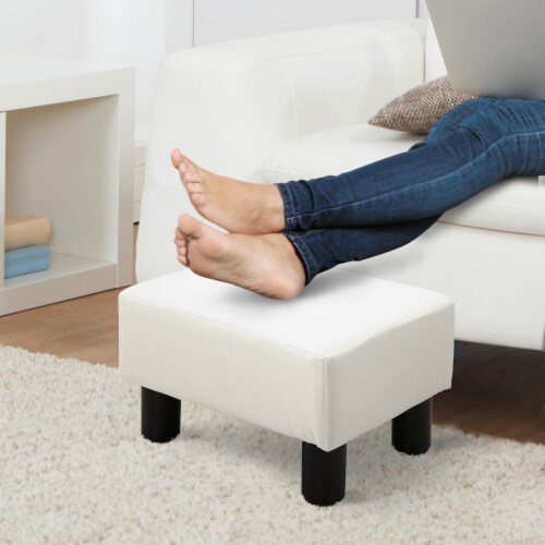 Modern Faux Leather Ottoman Footrest Stool Foot Rest Small Chair Seat Sofa  Couch, 1 Unit - Kroger