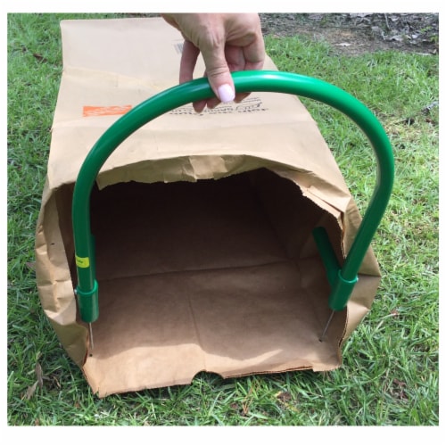 Leaf Gulp II  Leaf Bag Holder for Paper Bags Perspective: top
