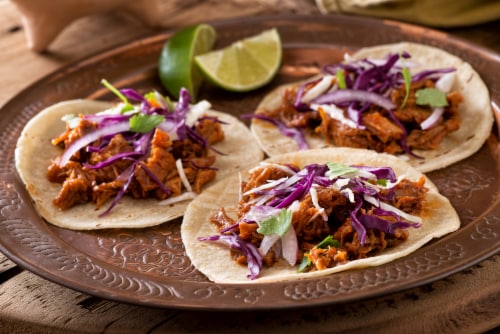Curly's Hickory Smoked & Seasoned Sauceless Pulled Pork Perspective: top