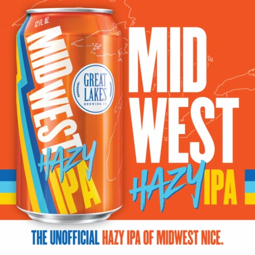 Great Lakes Hop Madness Beer IPA Variety Pack Perspective: top