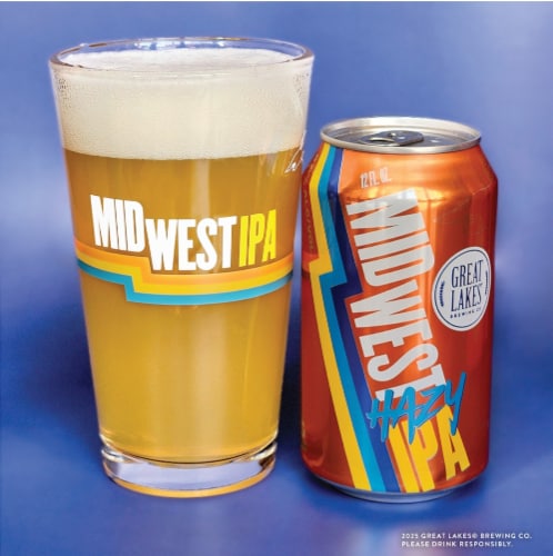 Great Lakes Midwest Hazy IPA Perspective: top