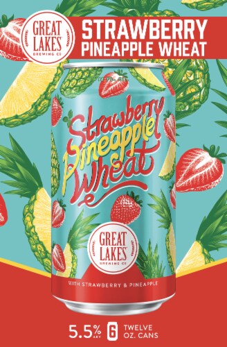 Great Lakes Cran Orange Wheat Ale Perspective: top