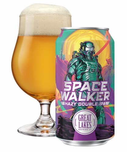 Great Lakes Space Walker Hazy Double IPA Perspective: top
