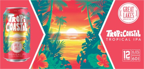 Great Lakes Brewing Co TropiCoastal Tropical IPA Perspective: top