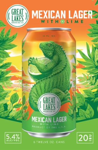 Great Lakes Mexican Lager with Lime Perspective: top