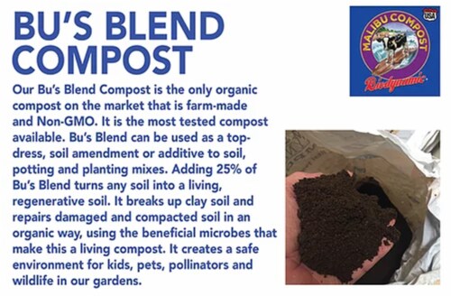 Malibu Compost (#100507245) Bu�s Blend Biodynamic Compost- 12 qt Perspective: top
