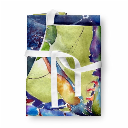Carolines Treasures  8512APRON Crab All Over Apron Perspective: top