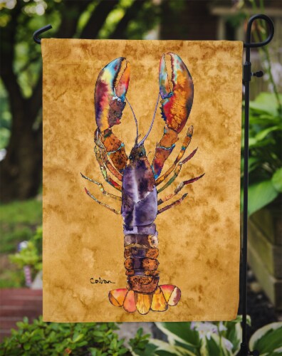 Carolines Treasures 8716GF Lobster Garden Flag Perspective: top