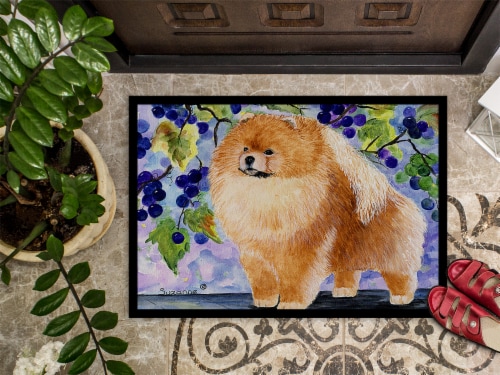 Pomeranian doormat clearance