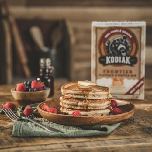 Kodiak Cakes Whole Wheat Oat & Honey Flapjack & Waffle Mix Perspective: top