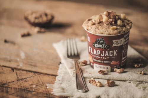 Kodiak Protein-Packed Cinnamon and Maple Pancake Power Cup with 12g Protein Perspective: top